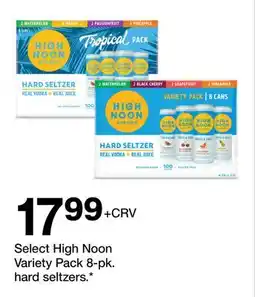 Target Select High Noon Variety Pack 8-pk. hard seltzers offer