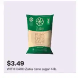 CVS Zulka cane sugar 4 lb offer