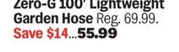 Meijer Zero-G 100' Lightweight Garden Hose offer