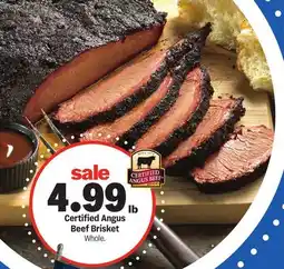 Meijer Certified Angus Beef Brisket offer