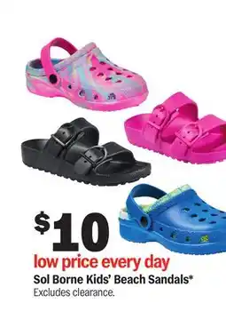Meijer Sol Borne Kids' Beach Sandals offer