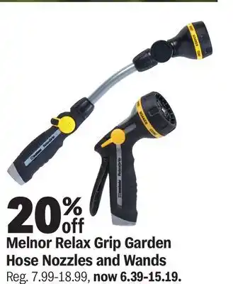 Meijer Melnor Relax Grip Garden Hose Nozzles and Wands offer