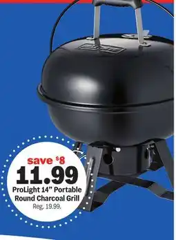 Meijer ProLight 14 Portable Round Charcoal Grill offer