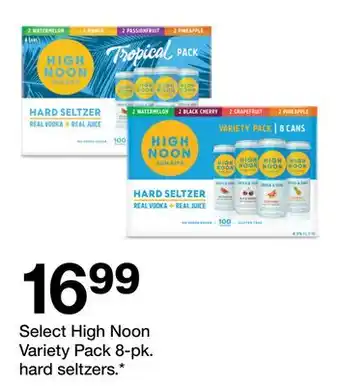 Target High Noon Variety Pack 8-pk. hard seltzers offer