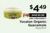 ShopRite Yucatan Organic Guacamole offer