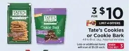 ShopRite Tate’s Cookies or Cookie Bark offer