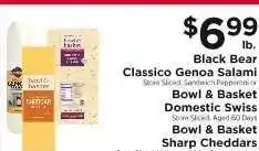 ShopRite Black Bear Classico Genoa Salami offer