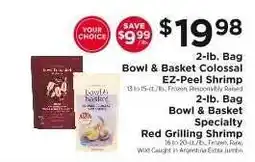 ShopRite Bowl & Basket Shrimp offer