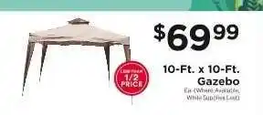 ShopRite 10-ft. x 10-ft. Gazebo offer