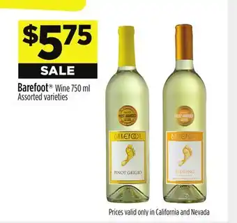 Dollar General Barefoot Wine offer