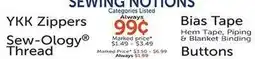 Hobby Lobby SEWING NOTIONS offer