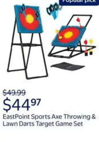 Walmart Eastpoint sports axe throwing & lawn darts target game set offer