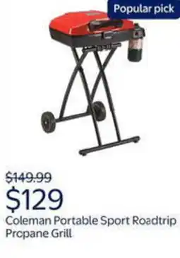 Walmart Coleman portable sport roadtrip propane grill offer