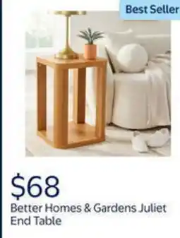 Walmart Better homes & gardens juliet end table offer