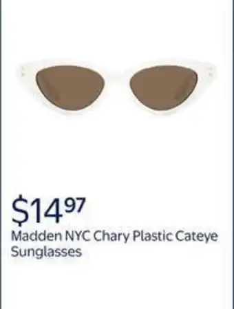 Walmart Madden nyc chary plastic cateye sunglasses offer
