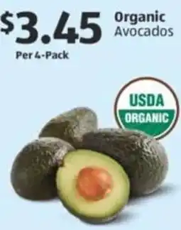 Aldi Organic avocados offer