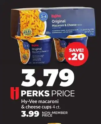 Hy-Vee Hy-Vee macaroni & cheese cups offer
