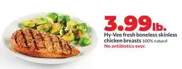 Hy-Vee Hy-Vee fresh boneless skinless chicken breasts offer