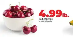 Hy-Vee Red cherries offer