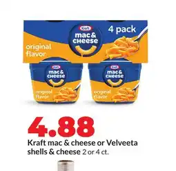 Hy-Vee Kraft mac & cheese or Velveeta shells & cheese offer