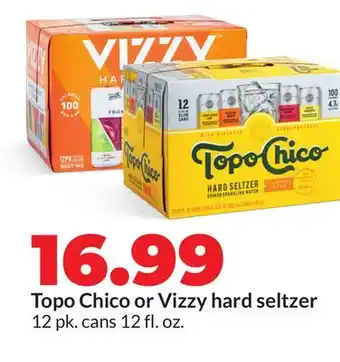 Hy-Vee Topo Chico or Vizzy hard seltzer offer