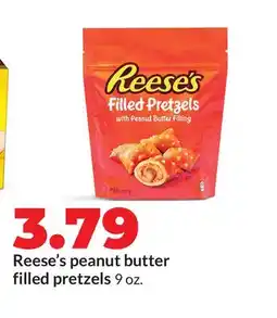 Hy-Vee Reese's peanut butter filled pretzels offer
