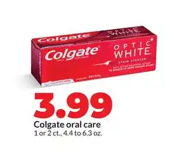 Hy-Vee Colgate oral care offer
