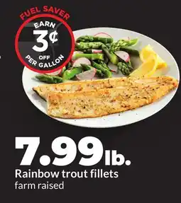 Hy-Vee Rainbow trout fillets offer