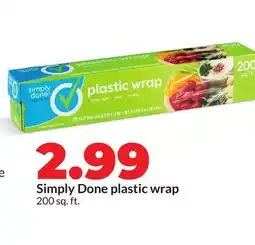Hy-Vee Simply Done plastic wrap offer