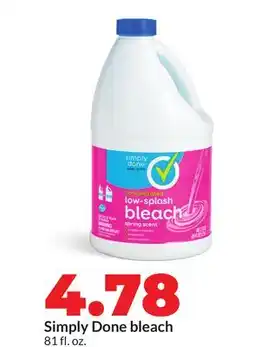 Hy-Vee Simply Done bleach offer