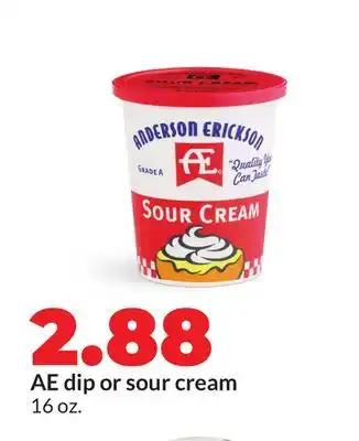 Hy-Vee AE dip or sour cream offer