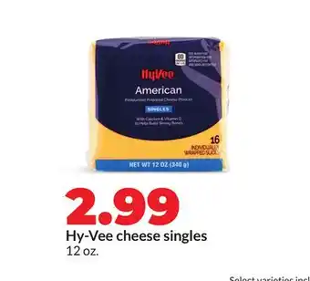 Hy-Vee Hy-Vee cheese singles offer