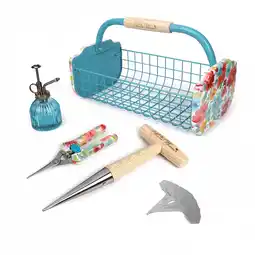 Walmart The Pioneer Woman 9-Piece Garden Basket Multicolor offer