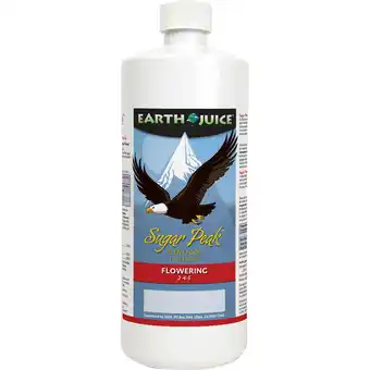 Walmart Earth Juice Sugar Peak Flowering Plant Food, 2-4-5 Flower Fertilizer, 32 oz offer
