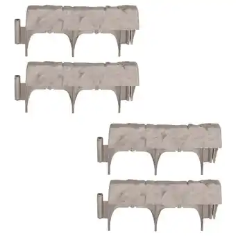 Walmart Suncast 10 Piece Landscape Design Border Decorative Stone Edging (4 Pack) offer
