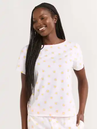 Walmart Joyspun Women's Jersey Sleep Tee with Short Sleeves, Sizes XS-3X offer