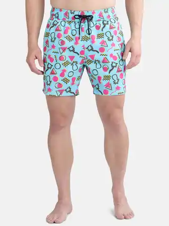 Walmart Party Sharks Men's Swim Trunks, 6.5 Inseam, Sizes S-XL offer