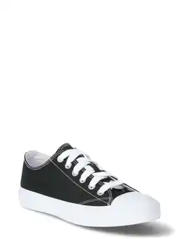 Walmart No Boundaries Womens Classic Lace Up Casual Sneakers (Wide Width Available) offer