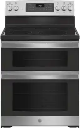 Walmart GE 30 Free-Standing Electric Double Oven Convection Range offer