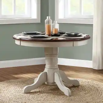 Walmart Better Homes & Gardens Cambridge Place Dining Table, Brown offer
