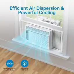Walmart TROPOW 115V Window-Mounted Air Conditioner 6,000 BTU with Remote/APP Control and ECO Mode offer