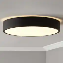 Walmart Mainstays 13 Flush Mount Light Integrated LED 3CCT Black Trim Finish offer