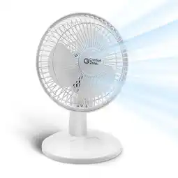 Walmart Comfort Zone 6 Inch Table Fan offer