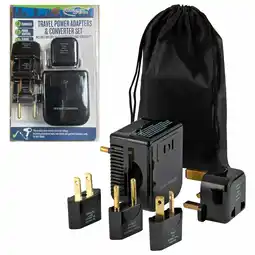 Walmart Travel Power Voltage Converter AC Adapter 1875 Watt 4 Plugs 110-220 V Transform offer
