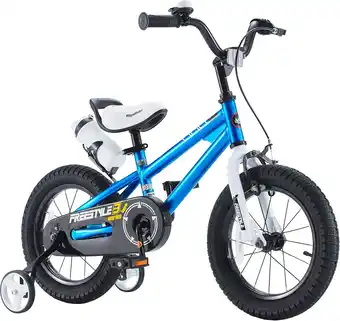 Walmart Royalbaby Freestyle 12 Kids Bicycle for Boys Girls, Ages 3-4 Years, Blue offer