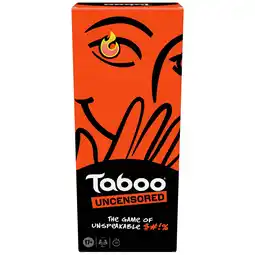 Walmart Taboo Uncensored Party Game for Adults Only, Hilarious Adult Party Board Games, Ages 17+ offer