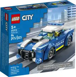 Walmart LEGO Police Car 60312 Building Set (94 Pieces) offer