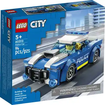 Walmart LEGO Police Car 60312 Building Set (94 Pieces) offer