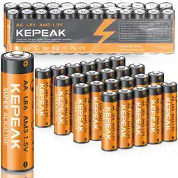 Walmart AA Batteries (24 Pack), Double A Alkaline Batteries offer