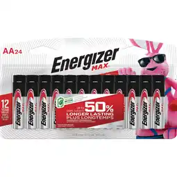 Walmart Energizer MAX AA Batteries (24 Pack), Double A Alkaline Batteries offer